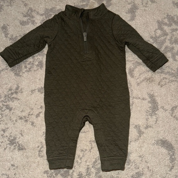 Unisex Long-Sleeve Quilted One-Piece for Baby - Picture 7 of 9